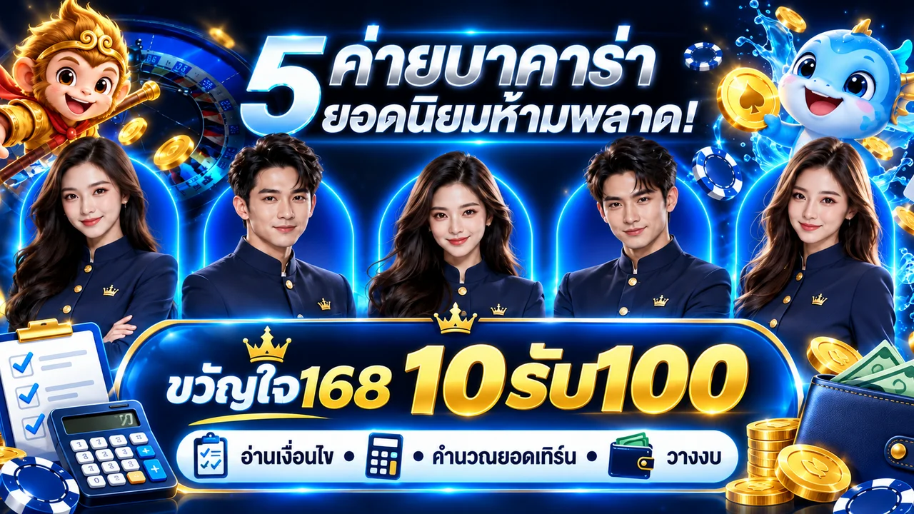 ขวัญใจ168 10รับ100 วิธีอ่านเงื่อนไขและยอดเทิร์น